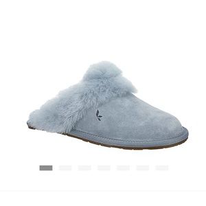 light blue ugg slippers